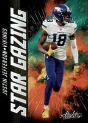 2021 Panini Absolute Star Gazing Justin Jefferson #11 card