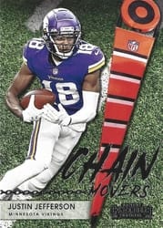2021 Panini Contenders Chain Movers Justin Jefferson #CM-JJE card