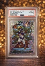 2021 Panini Donruss Optic Downtown Justin Jefferson #DT-16 card