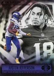 2021 Panini Illusions Base Set Justin Jefferson #4 card