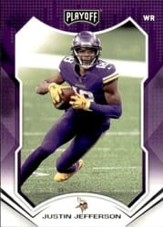 2021 Panini Playoff Base Set Justin Jefferson #146 card