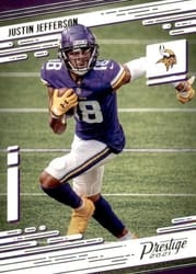 2021 Panini Prestige Base Set Justin Jefferson #157 card