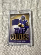 2021 Panini Prestige True Colors Justin Jefferson #TC-JUJ card