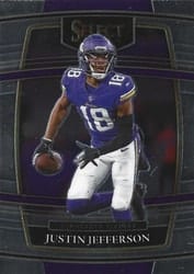 2021 Panini Select Base Set Justin Jefferson #23 card