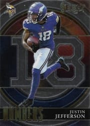 2021 Panini Select Select Numbers Justin Jefferson #SN-24 card