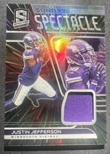 2021 Panini Spectra Sunday Spectacle Justin Jefferson #SS-JUJ card