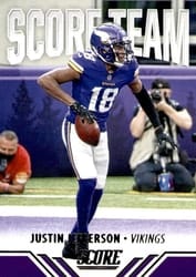 2021 Score Score Team Justin Jefferson #ST17 card
