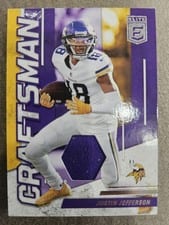 2022 Donruss Elite Craftsman Jerseys Justin Jefferson #CJ-15 card
