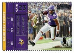 2022 Panini Contenders Game Day Ticket Justin Jefferson #GDT-JJE card
