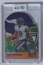 2022 Panini Contenders Optic Xs and Os Justin Jefferson #XO-16 card