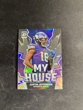 2022 Panini Donruss Optic My House Justin Jefferson #MH-8 card