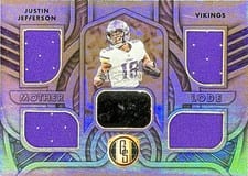 2022 Panini Gold Standard Mother Lode Justin Jefferson #2 card