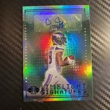 2022 Panini Illusions Limelight Signatures Justin Jefferson #LS-JJ card