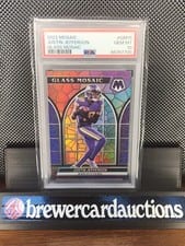 2022 Panini Mosaic Glass Mosaic Justin Jefferson #GM-15 card