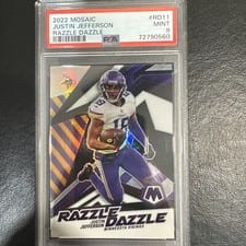 2022 Panini Mosaic Razzle Dazzle Justin Jefferson #RD-11 card