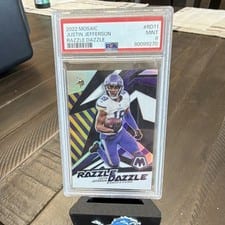 2022 Panini Mosaic Razzle Dazzle Justin Jefferson #RD-11 card