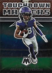 2022 Panini Mosaic Touchdown Masters Justin Jefferson #TD-18 card