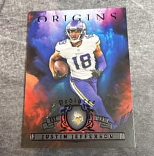 2022 Panini Origins Pedigree Justin Jefferson #PED-15 card