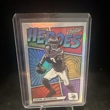 2022 Panini Prestige Heroes Justin Jefferson #H-10 card