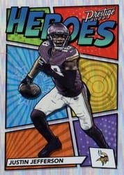 2022 Panini Prestige Heroes Justin Jefferson #H-10 card
