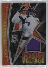 2022 Panini Spectra High Voltage Justin Jefferson #HV-JJE card