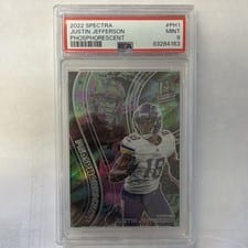 2022 Panini Spectra Phosphorescent Justin Jefferson #PH-1 card