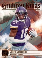 2023 Donruss Gridiron Kings Justin Jefferson #GK-3 card