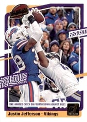 2023 Donruss Highlights Justin Jefferson #H-JJE card