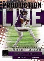 2023 Donruss Production Line Justin Jefferson #PDL-12 card