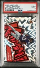 2023 Panini Absolute Kaboom - Horizontal Justin Jefferson #7 card