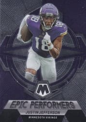 2023 Panini Mosaic Epic Performers Justin Jefferson #EPJJ card