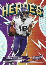 2023 Panini Prestige Heroes Justin Jefferson #8 card