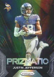 2023 Panini Prizm Prizmatic Justin Jefferson #16 card