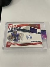 2023 Panini Rookies & Stars Great American Signatures Justin Jefferson #GA-JJ card