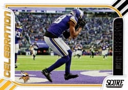 2023 Score Celebration Justin Jefferson #10 card