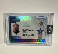 2024 Panini Contenders License to Dominate Justin Jefferson #13 card