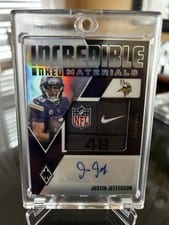2024 Panini Phoenix Incredible Inked Materials Justin Jefferson #IIM-JJN card