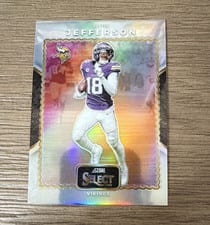 2024 Panini Select Score Select Throwback Justin Jefferson #4 card