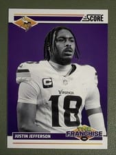 2024 Score The Franchise Justin Jefferson #21 card