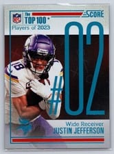 2024 Score Top 100 Justin Jefferson #2 card
