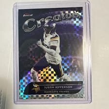 2025 Finest Creators Justin Jefferson #CR-20 card