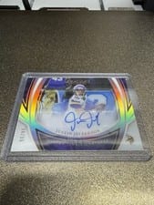 2025 Panini Immaculate Clutch Time Signatures Justin Jefferson #CTS-JJN card