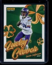 2025 Panini Instant Lucky Clover Justin Jefferson #9 card