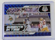 2025 Panini Mosaic Moments in Time Justin Jefferson #19 card