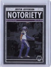 2025 Panini Mosaic Notoriety Justin Jefferson #6 card