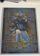 2025 Panini Mosaic Stained Glass Justin Jefferson #16 card