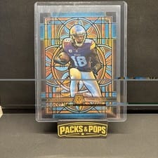 Justin Jefferson 2025 Panini Mosaic Stained Glass Oversized card