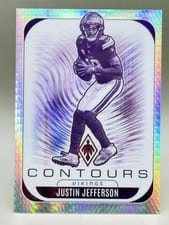 2025 Panini Phoenix Contours Justin Jefferson #21 card
