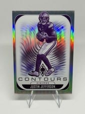 2025 Panini Phoenix Contours Justin Jefferson #21 card