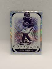 2025 Panini Phoenix Contours Justin Jefferson #21 card